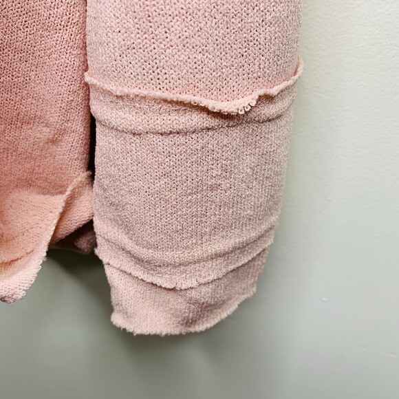 POL oversized pullover cotton henley pink ombre size medium - Picture 9 of 11